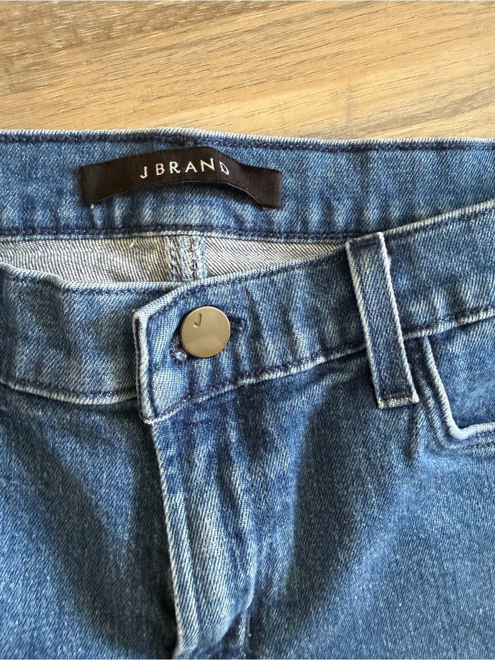 J Brand High-Rise Blue Denim Jeans